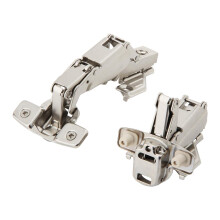 Silverline Lazy Susan Corner H?ngsel Clip p? 165 Angle Cabinet Hardware med ansigtsramme Baseplade 1 Par