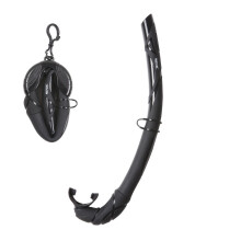 Seac Turtle Adult Scuba Spearfishing Freediving og Snorkling Snorkel S/BL Black One Size (0840031003520A)