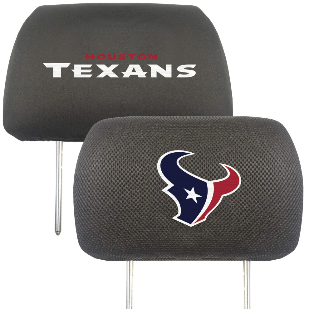 Fanmats 12500 Houston Texans Embroidered Head Rest Cover Set - 2 Piece 842989025007