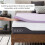 LUCID 2 Inch Lavendel Infused Memory Foam Matrastopper - Geventileerd 4