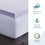 LUCID 2 Inch Lavendel Infused Memory Foam Matrastopper - Geventileerd 3