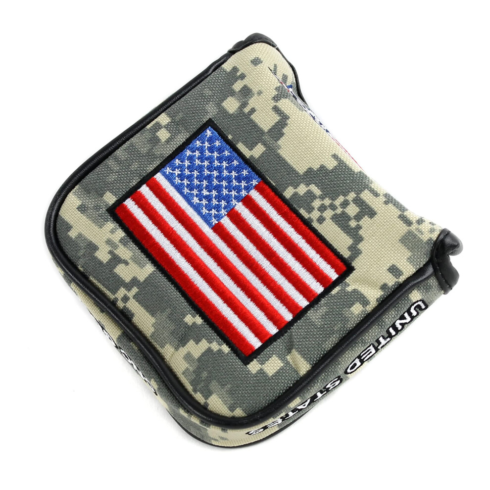 Cnc Golf Robuste Magnetische Usa-Milit R-Mallet-Putter-Abdeckung F R Scotty Cameron Odyssey 2Ball Taylormade-image