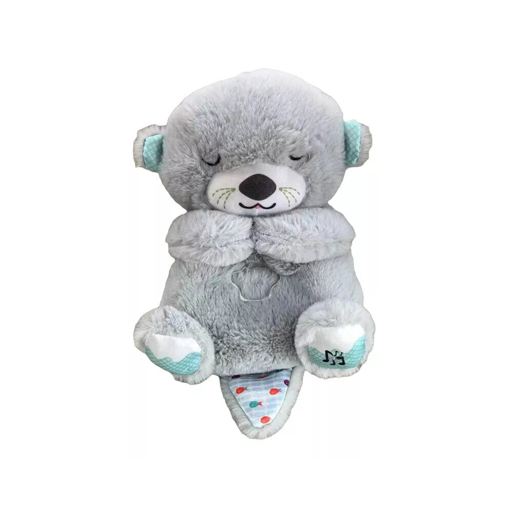 Bghone (Grey Breathing Bear) Anxiety Relief Plush Doll Cute Koala Breathing Musical Soothing Sleep Xmas Toy