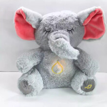 (Elephant) Anxiety Relief Plush Doll Cute Koala Breathing Musical Soothing Sleep Xmas Toy