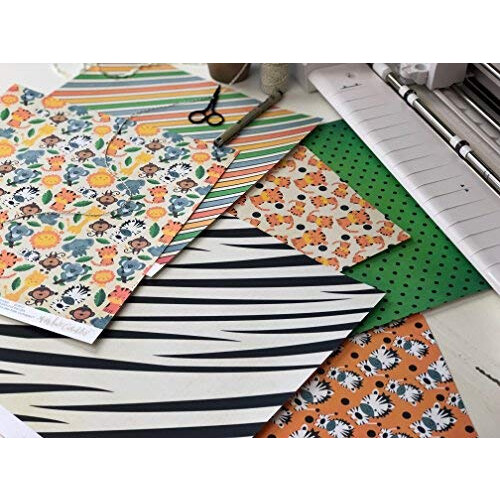 Miss Kate Cuttables Pattern Paper Pack - Zoo Fun - Scrapbook Premium S 2