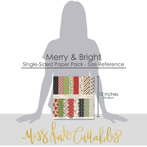 Pattern Paper Pack - Merry and Bright - Scrapbook Premium Specialty Pa 2