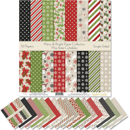 Pattern Paper Pack - Merry and Bright - Scrapbook Premium Specialty Pa