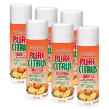 Pure Citrus Spray 4 Oz. Air Freshener Orange (Pack of 6)