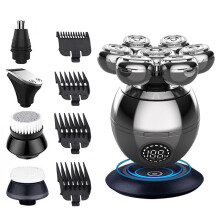Head Shavers Rotary Shavers for Bald Men Electric Razor Wet Dry Cordless Skull Shaver Christmas Gifts