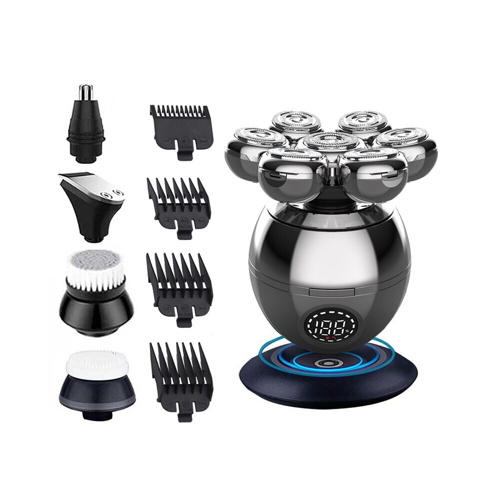 Head Shavers Rotary Shavers for Bald Men Electric Razor Wet Dry Cordless Skull Shaver Christmas Gifts