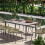 Outsunny Outsunny Garden Table with Rust Resistant Metal Frame, Light Grey 1