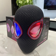 (With lights) Headgear Mask Cosplay Moving Eyes With Ligth Electronic Mask Spider Man 1:1 Remote Control Toys