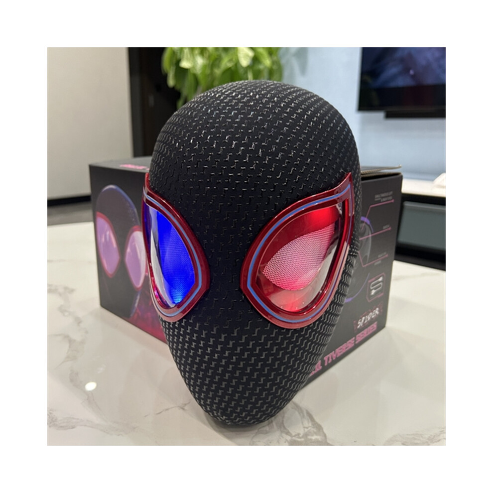 Flemye (With Lights) Headgear Mask Cosplay Moving Eyes With Ligth Electronic Mask Spider Man 1:1 Remote Control Toys