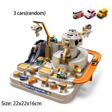 (A-555-1-3-car) Racing Rail Car Model Educational Toys Children Track Adventure Game