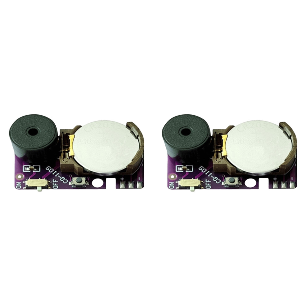 Flemye (2Pcs ) 1-5Pcs Cricket Noise Maker Prank Annoying Noise Maker Annoying Pcb Beeping Hidden Pran Purple