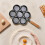 5-Cup Cast Iron Egg Frying Pan Non Stick Egg Cooker with Handle Omelette Pan for Breakfast Fried Egg 2