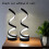 (Black standard version 2 sets) 2pcs Spiral Table Lamp: Modern Geometric Design, Adjustable Lighting, USB Power 1