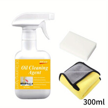 (300ml) Hydrogen Peroxide Heavy Duty H4Cacle Oil Remover Spray, Residue-Free Metal Surface Cleaner
