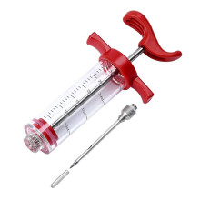 (Set1) Meat Injector Syringe With 3 Marinade Injector Needles for BBQ Grill Turkey Injector Kit Marinade Flavor Injector
