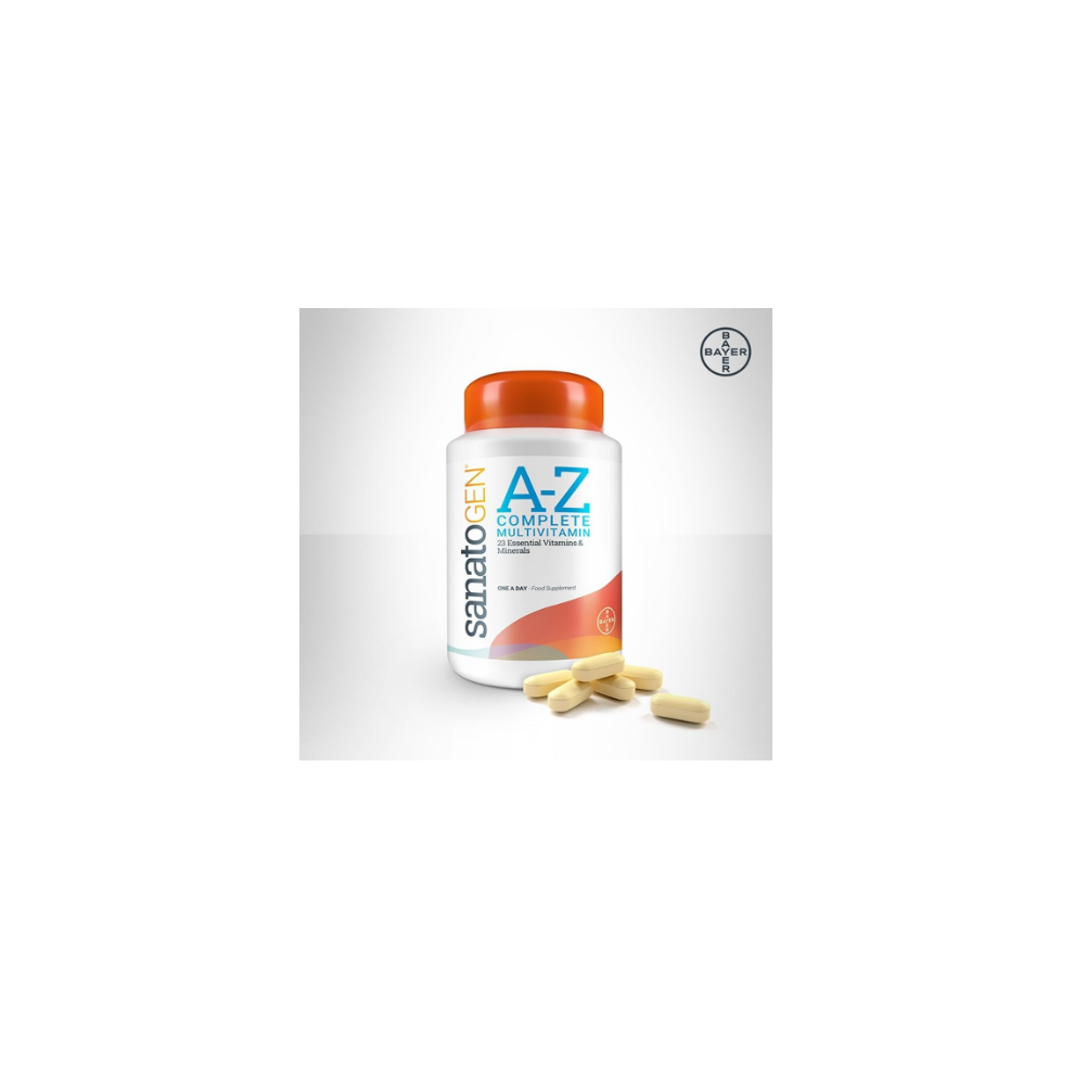 A-Z Complete Multivitamin 30 Tablet for Men & Women pack of 3 [90 Tab]
