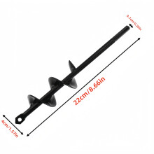 (?4cmX22cm?1.57inch*8.66inch, 1pc) A Garden Drill Bit for Planting, Suitable for Flower Beds And Vegetable Gardens, Designed for Loosening Soil And Digging Holes.