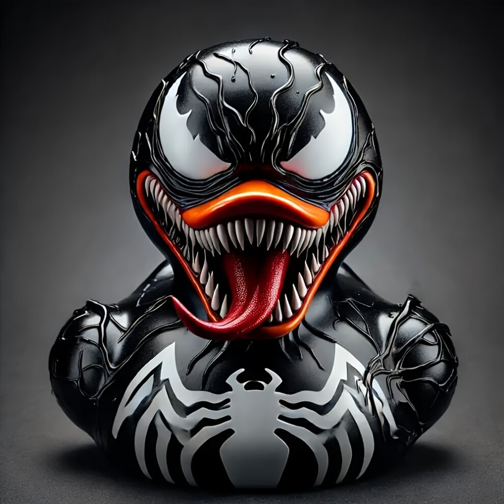 Closkye (D) Unique Alien Duck Collectible - Sci-Fi Themed Resin Figurine With Menacing Armor Design