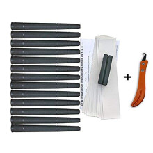Tacki-Mac Arthritic Serrated Oversize (+3/32) Golf Grip Kit + Utility Hook Blade (13 Grips Grip Tape Clamp Grip Fjernelse Hook Blade Instruktione