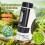 (Black And White) Portable Handheld Mini Microscope with LED Light - 50X-300X Zoom, Durable ABS Material 1