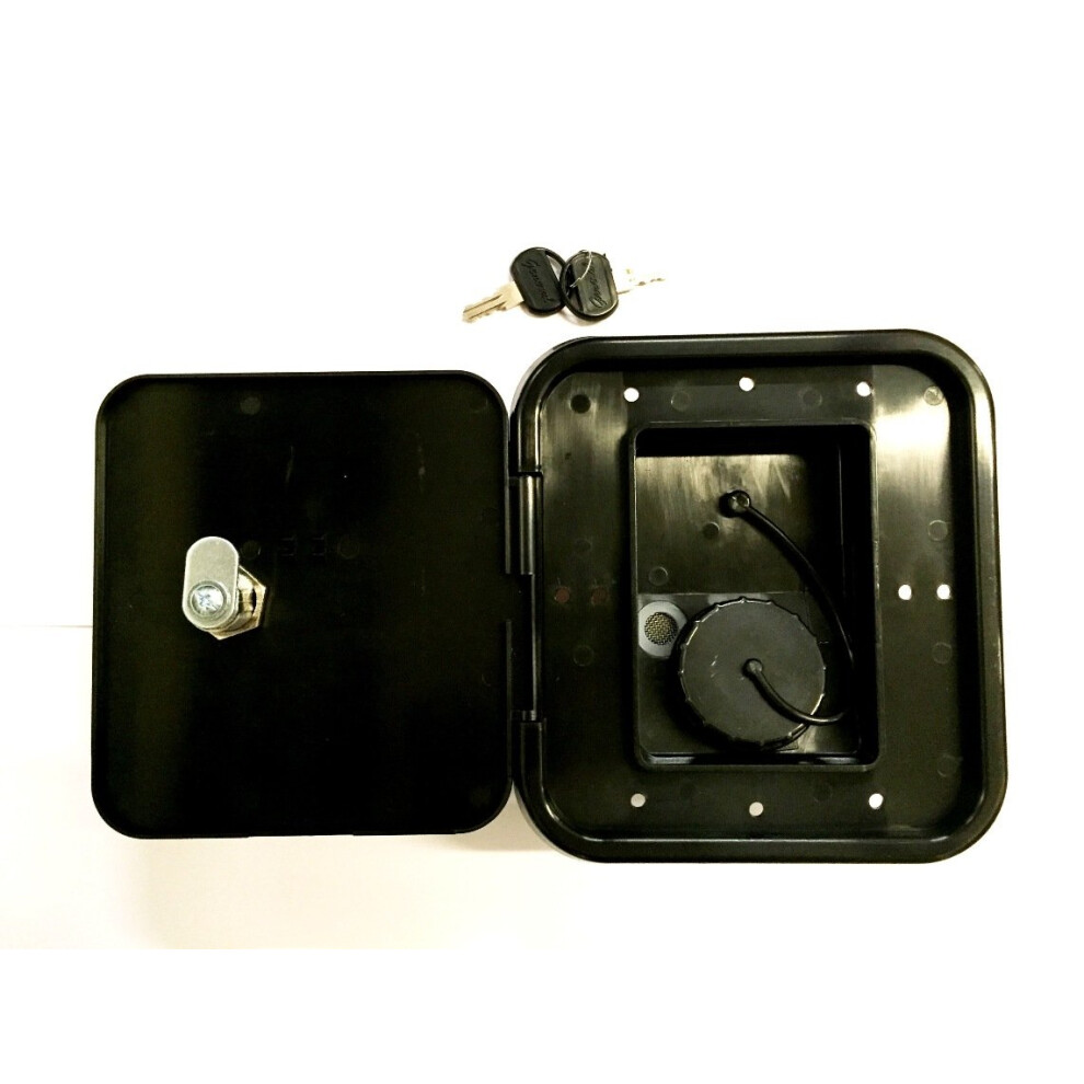 Valterra Gravity Water Hatch Fill Dish Lock Keys Rv Trailer Black 701231039028