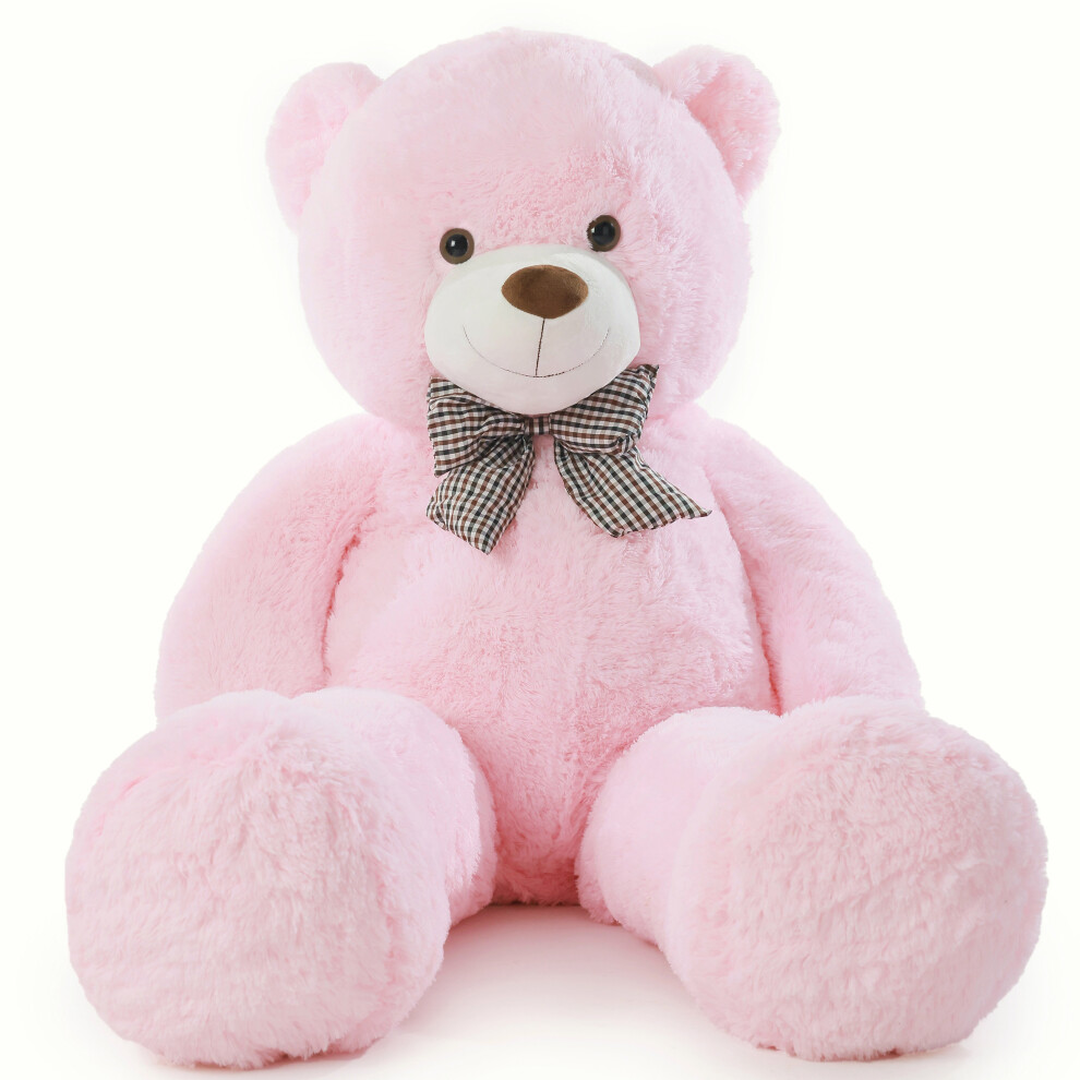 Closkye (Pink, 4 Feet) Big Teddy Bear 121.92Cm Giant White Soft Stuffed Animals Cute Plush Toy