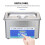 100 ml Digital Ultrasonic Cleaner Gernes Machine de nettoyage 11