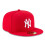 New Era New Era Men MLB BASIC NY YANKEES 59Fifty Cap Mo?it Scarlet 7 3/8 3