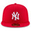 New Era New Era Men MLB BASIC NY YANKEES 59Fifty Cap Mo?it Scarlet 7 3/8 2