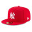 New Era New Era Men MLB BASIC NY YANKEES 59Fifty Cap Mo?it Scarlet 7 3/8 1