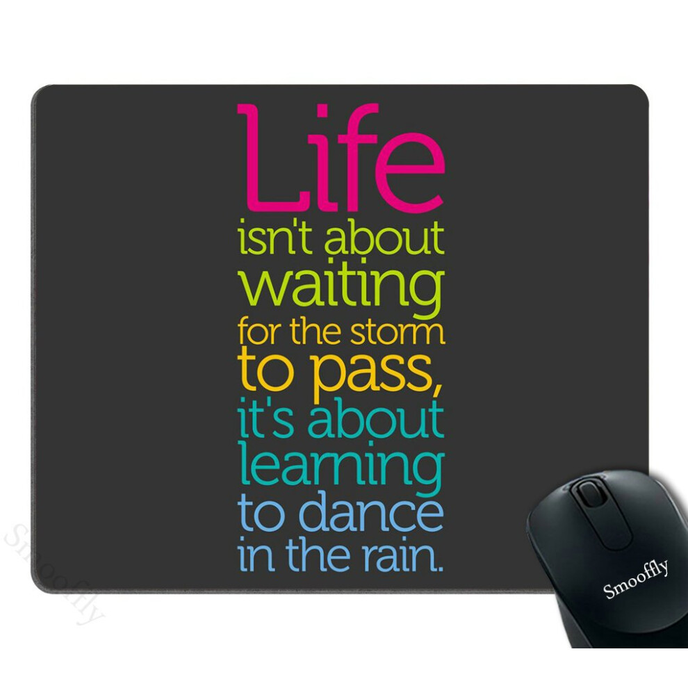 Smooffly Gaming Mouse Pad Custom Life Quotes Mouse Pad 9.5 X 7.9 Inch (240Mmx200mmx3mm) 5904475346357