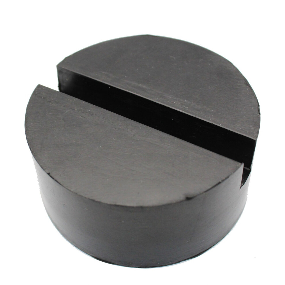 TAKPART Jack Pad Car SUV Slotted Rubber Frame Rail Hyraulic Floor Jack Disk Pad 35MM Black-image-OPC-PFT5TSH-NEW