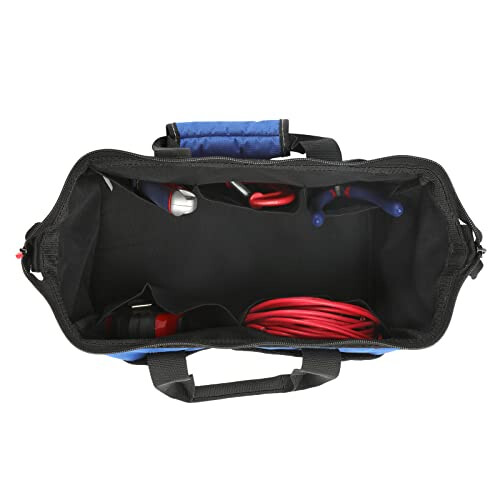 WORKPRO Bolsa de Ferramentas de 33cm, Tote com Boca Larga e Bolsos Internos 2