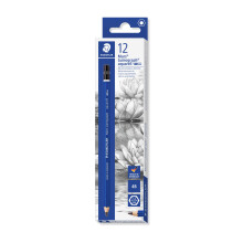 STAEDTLER Mars Lumograph -grafiittiakvarellikyn  t, 12 kpl 4B-lyijykyn    , 100A-4B