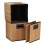 Household Essentials 3 Pack Premium Fabric Wicker Bin  Brown  3 Count 5