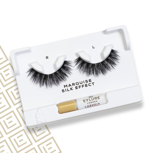 Eylure Adh   sif pour cils r   utilisables Eylure Luxe Silk Marquise inclus 1 paire 1