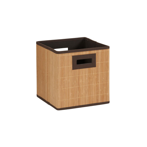 Household Essentials 3 Pack Premium Fabric Wicker Bin  Brown  3 Count 2