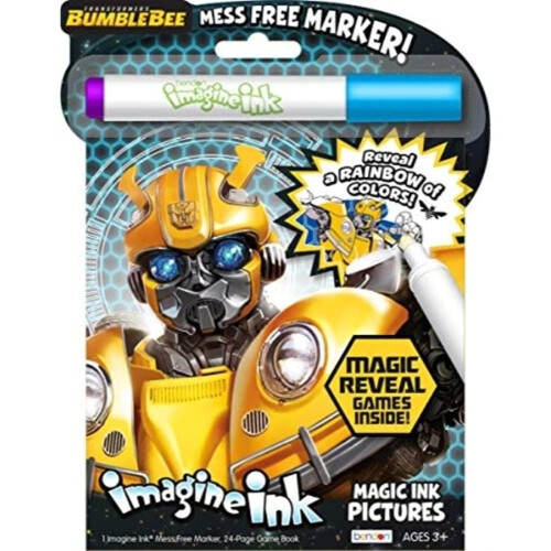 Bendon Coloring and Activity Book Imagine Ink Mess Free (Bumblebee)