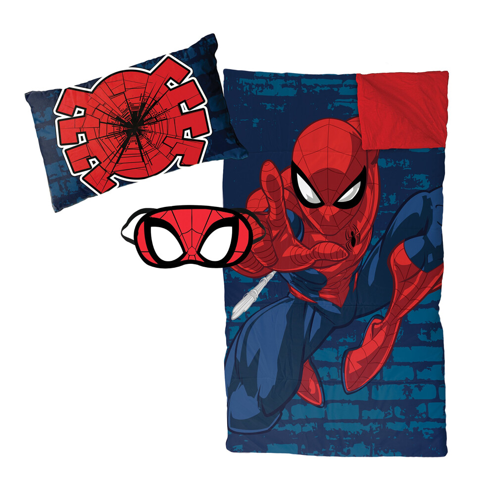 Ensemble pyjama en peluche 3 pi   ces Zaap de Jay Franco Marvel Spiderman