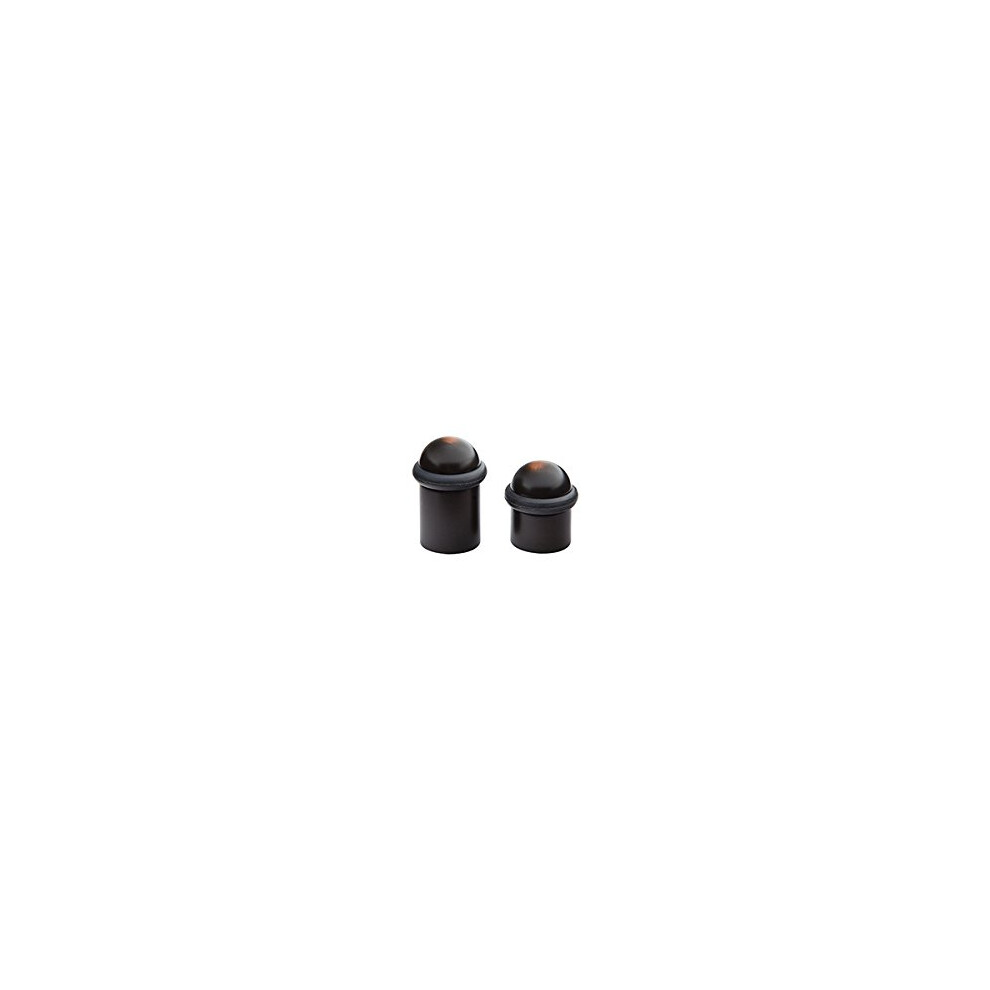 Emtek Cylinder Floor Bumper With Dome Cap 2 Size Options And 5 Finish Options (2"" Oil Rubbed Bronze (Us10b)) 613951974735