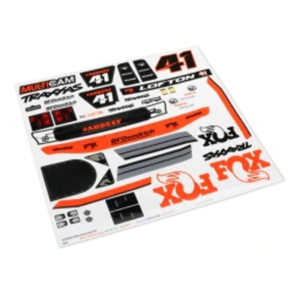 Autocollants Traxxas 8515 Fox Edition Unlimited Desert Racer Blanc-image