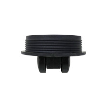 Shepherd Hardware 8721E Hidden Swivel Plate Casters  2-1/2 Inch  Black  8 Count
