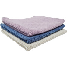 Pachet Tranquil pentru corp Norwex: 3 lavete din microfibră ultra-delicate pentru față și corp - Denim Lavandă Vanilie
