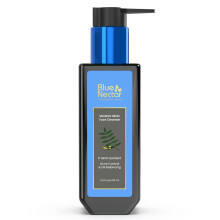 Blue Nectar Vitamin C Face Wash for Women and Men | Anti Acne Face Wash with Neem & Honey (11 Herbs 3.38 Fl oz)