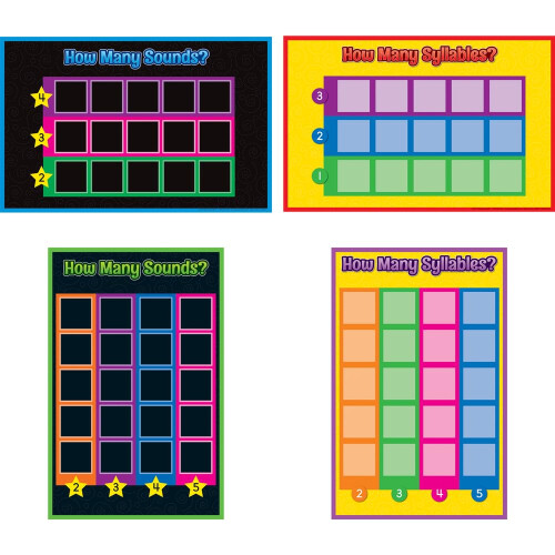 Really Good Stuff Πόσοι Ήχοι Και Σιλβικές Δραστηριότητα Διαχωρισμού - 4 πίνακες, 60 μάρκες 2