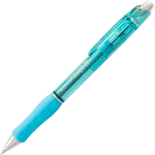 Pentel Pentel RSVP Super RT Στυλό Μπάλας, (1.0mm) Μεσαία Γραμμή, Μπλε Ουρανού, 2-Πακέτο - BX480BP2S 1